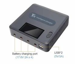 YX DJI Mavic 2 - Batterijlader Met LCD-scherm -DJI Winkel dji mavic 2 chargeur pour batteries avec ecran lcd 2
