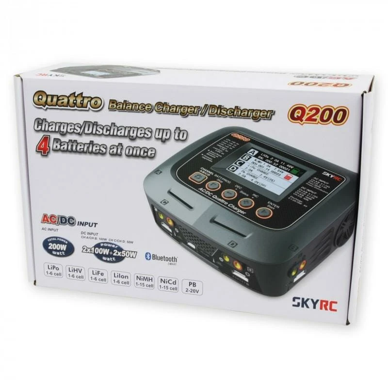 SKYRC - Quattro Q200 Lader 6 SKYRC - Quattro Q200 Lader - Afbeelding 4