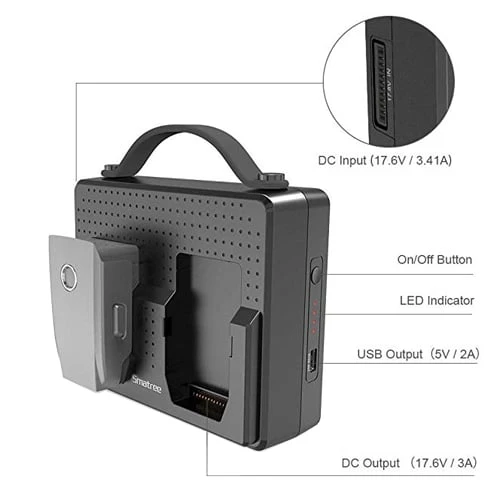 DJI Smatree - Stand-alone Laadstation SP150 5 DJI Smatree - Stand-alone Laadstation SP150 - Afbeelding 3