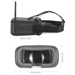 XK Innovation - F100 VR Goggle 5.8GHz -DJI Winkel xk innovation f100 vr goggle 58ghz 6